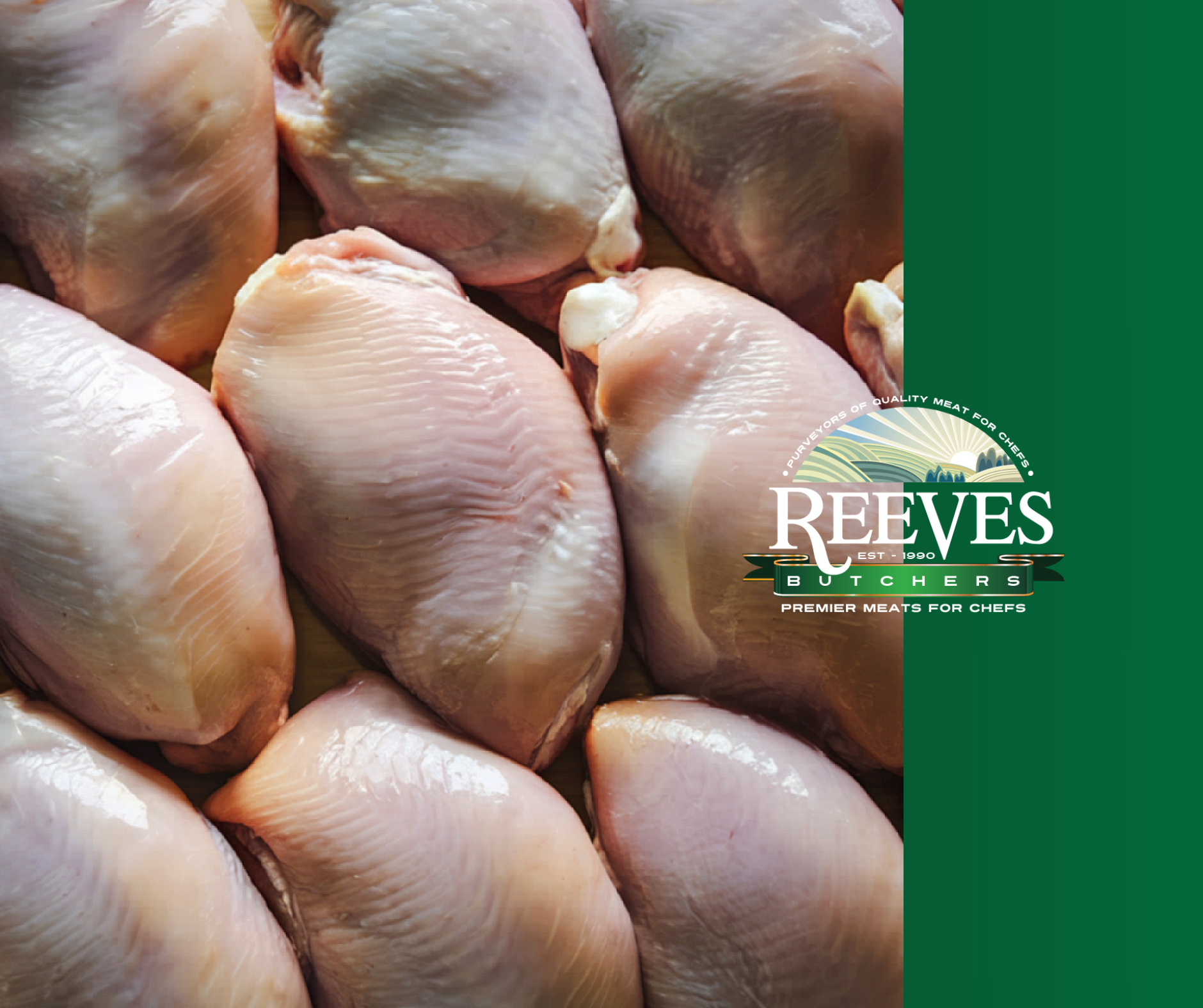 Chicken Fillet - Deboned, Skin On (10 fillets)